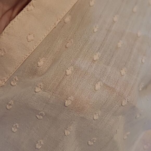 Bass sz S 100%  cotton lightweight summer blouse - Picture 10 of 10